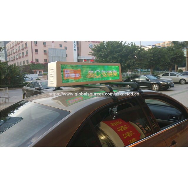 Epistar Hub 75 LED-Panel P4 RGB SMD Outdoor TAXI Top LED-Schild Display Bildschirm