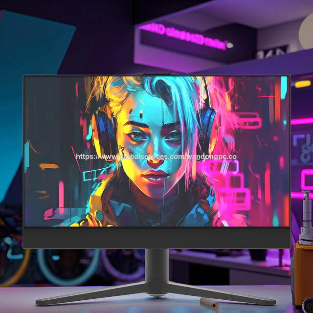 PC Tout-en-Un Tactile avec Processeur Core i3/i5/i7, Conception d'Ordinateur de Bureau Gamer Tout-en-Un
