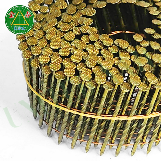 Hochwertige 1-1/4-Zoll-Coilnägel in großen Mengen mit glattem Schaft und langlebigem, geriffeltem Kopf für Paletten, gut geeignet für Nagelgeräte aus Vietnam