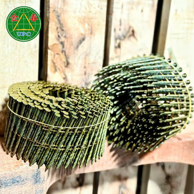 Rostbeständige 1-3/4-Zoll-Stahl Coilnägel mit glattem/spiral-/ringförmigem Schaft für Außenrahmenbau & Palettenherstellung, hergestellt in Vietnam