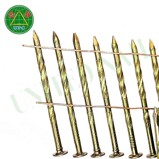Rostbeständige 1-3/4-Zoll-Stahl Coilnägel mit glattem/spiral-/ringförmigem Schaft für Außenrahmenbau & Palettenherstellung, hergestellt in Vietnam