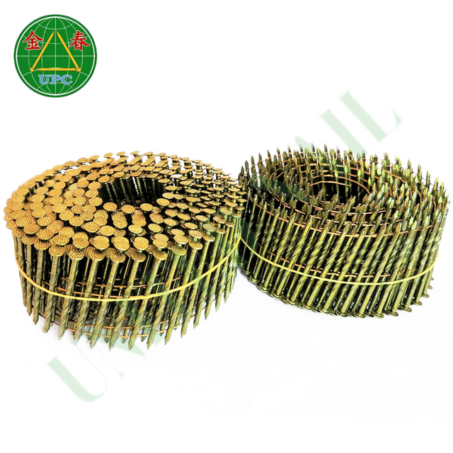 Rostbeständige 1-3/4-Zoll-Stahl Coilnägel mit glattem/spiral-/ringförmigem Schaft für Außenrahmenbau & Palettenherstellung, hergestellt in Vietnam
