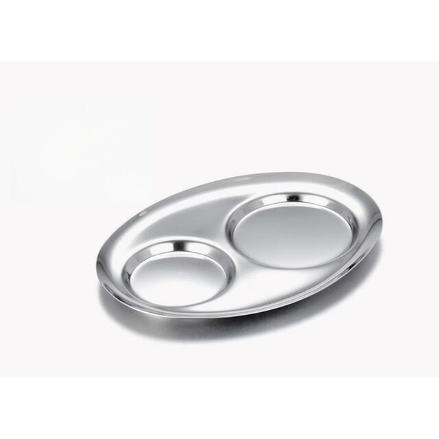Zucker- und Sahnekännchen-Set aus Edelstahl, komplett mit Löffel und Tablett, Kaffeeservice-Set (Zucker & Sahne)