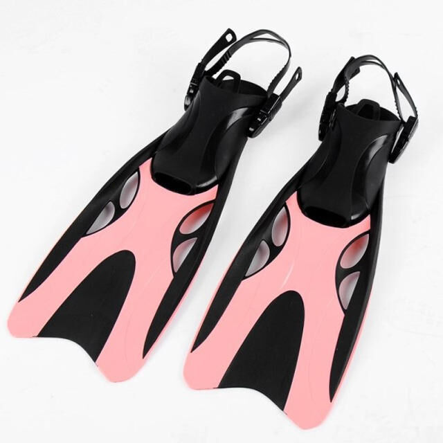 Taucherflossen aus Silikon für Damen und Herren, hochwertige Schwimmflossen für Erwachsene, verstellbare Flossen zum Freitauchen
