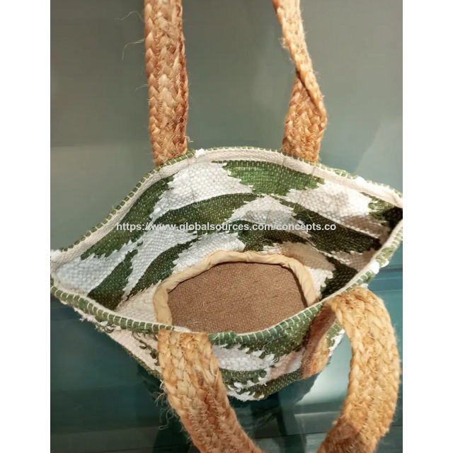 Kai Dreieckige Strandtasche aus Baumwolle. Modell-Nr. CK24255566