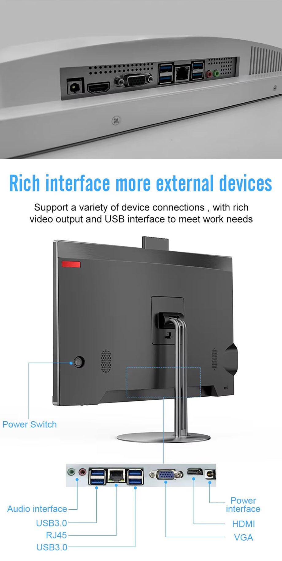 New Arrival 4k Screen I5 10th Gen Industry Automation All-in-one Pc For ...