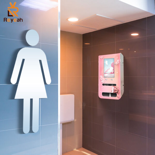 Chine Mini Distributeurs Automatiques de Serviettes Hygiéniques Muraux à Écran Tactile, Distributeurs de Tampons pour Espaces Publics