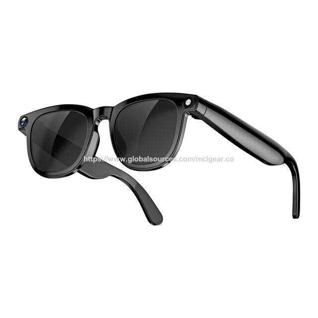 HeyCyan App, 8MP Smart Glasses, KI-Brille mit Unterstützung für Video- und Fotoaufnahmen, WLAN-Übertragung und Bluetooth-Anrufe, intelligente Sonnenbrille