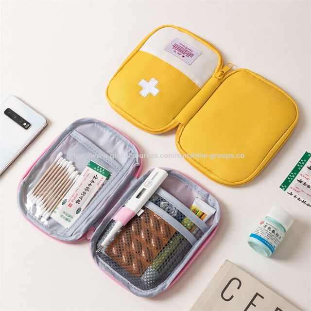 Sac Médical Portable, Trousse de Premiers Secours de Voyage, Sac de Rangement pour Médicaments d'Extérieur