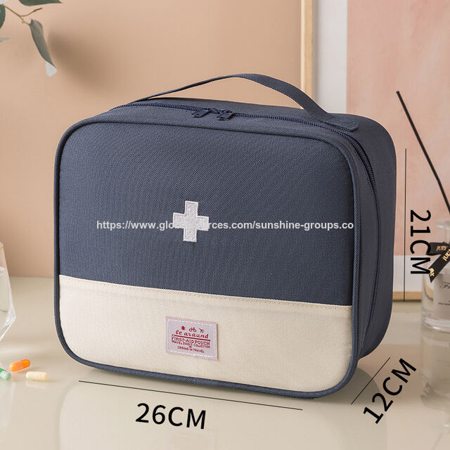 Sac Médical Portable, Trousse de Premiers Secours de Voyage, Sac de Rangement pour Médicaments d'Extérieur