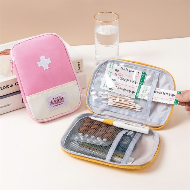 Sac Médical Portable, Trousse de Premiers Secours de Voyage, Sac de Rangement pour Médicaments d'Extérieur