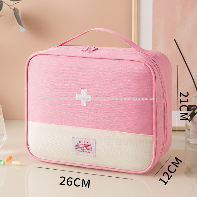 Sac Médical Portable, Trousse de Premiers Secours de Voyage, Sac de Rangement pour Médicaments d'Extérieur