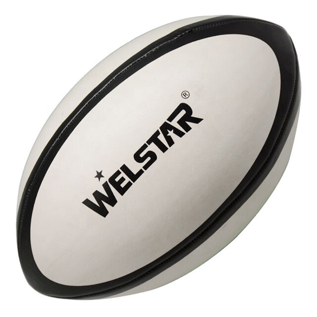 Balón de Rugby Fabricado en China, Balón de Entrenamiento de Rugby Cosido a Máquina de PVC de Espuma de Alta Calidad