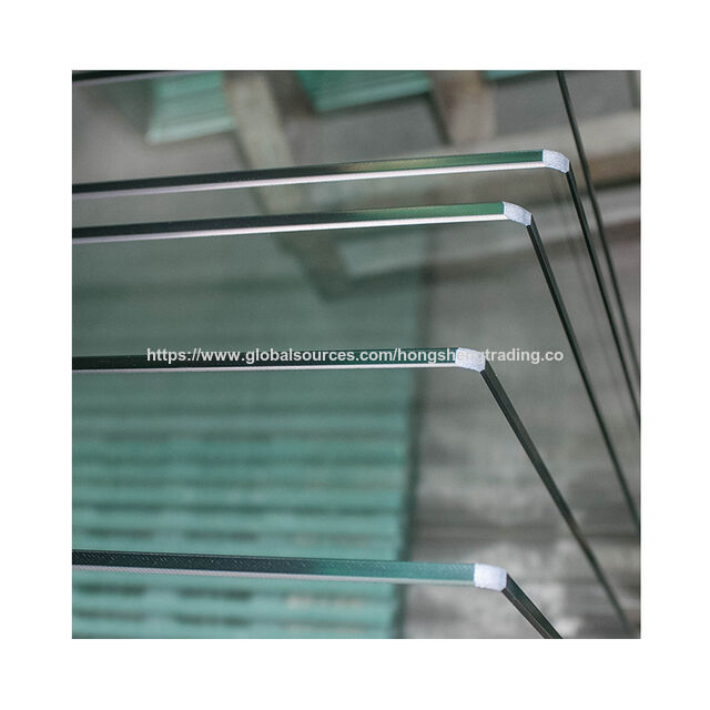 Pabrik Kaca Float Bening untuk Dinding/Partisi, Kaca Laminated Ekstra Bening Low Iron