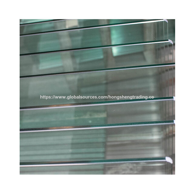 Pabrik Kaca Float Bening untuk Dinding/Partisi, Kaca Laminated Ekstra Bening Low Iron