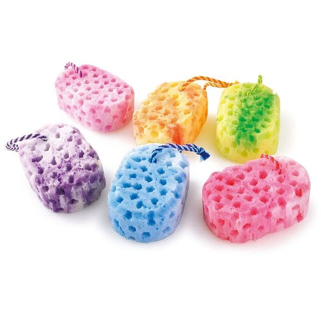 Prix Promotionnel Faible MOQ Éponges de Bain en Forme de Fruits pour Enfants, Exfoliantes pour le Corps, Éponge Luffa Douce pour Bébé
