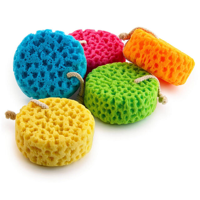 Prix Promotionnel Faible MOQ Éponges de Bain en Forme de Fruits pour Enfants, Exfoliantes pour le Corps, Éponge Luffa Douce pour Bébé