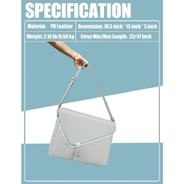 Schultertaschen aus Leder, professionelle Aktentasche für die Büroarbeit, wasserdichte Aktentasche, Schutzhülle, Aufbewahrungstasche L_MR19