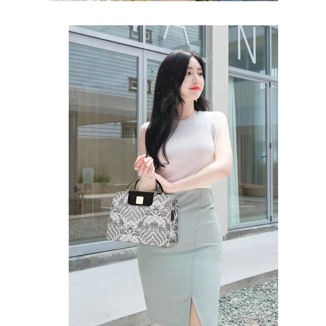 Bolsa de ombro feminina por atacado, novo design moderno e requintado com fecho de zíper, bolsa tote de couro PU para senhora