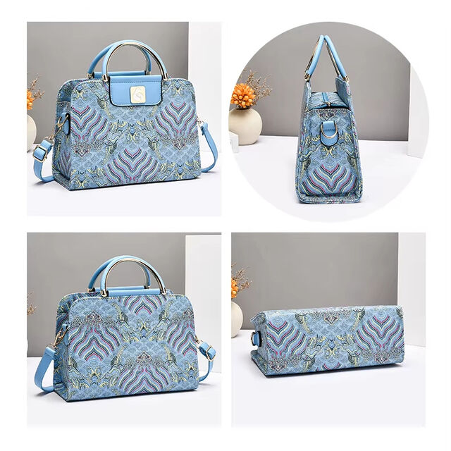 Bolsa de ombro feminina por atacado, novo design moderno e requintado com fecho de zíper, bolsa tote de couro PU para senhora