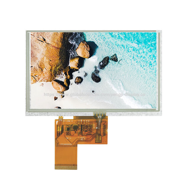 Écran LCD TFT RGB 5.0 pouces 800*480 pour applications industrielles et commerciales