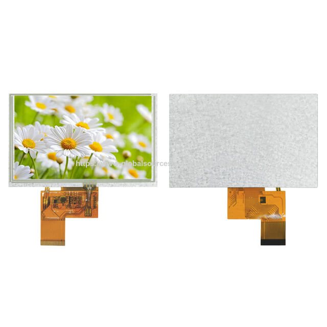 Écran LCD TFT RGB 5.0 pouces 800*480 pour applications industrielles et commerciales
