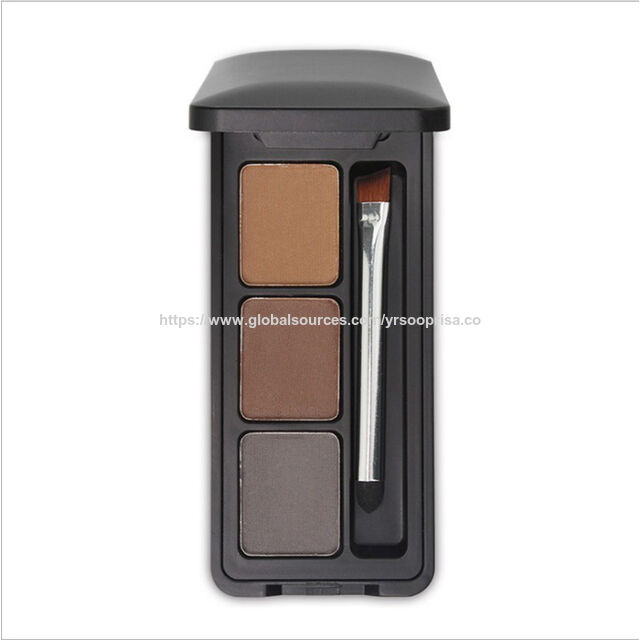 Nuevo Kit de Contorno de Cejas Plantillas de Cejas Pincel Pinzas Paleta de Maquillaje de Cejas Polvos para Cejas