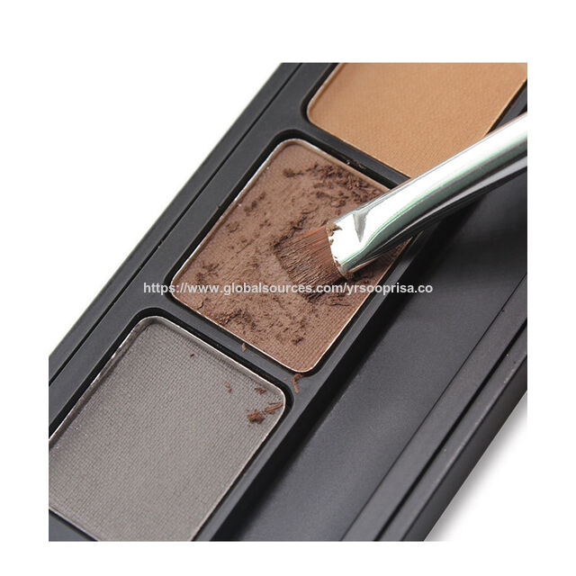 Nuevo Kit de Contorno de Cejas Plantillas de Cejas Pincel Pinzas Paleta de Maquillaje de Cejas Polvos para Cejas
