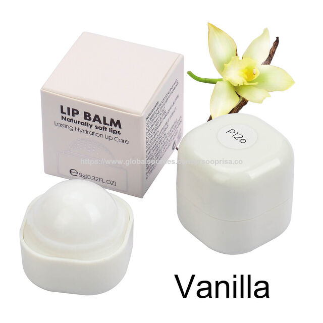 Venta al por mayor de bálsamo labial nuevo, bola cuadrada, brillo de labios