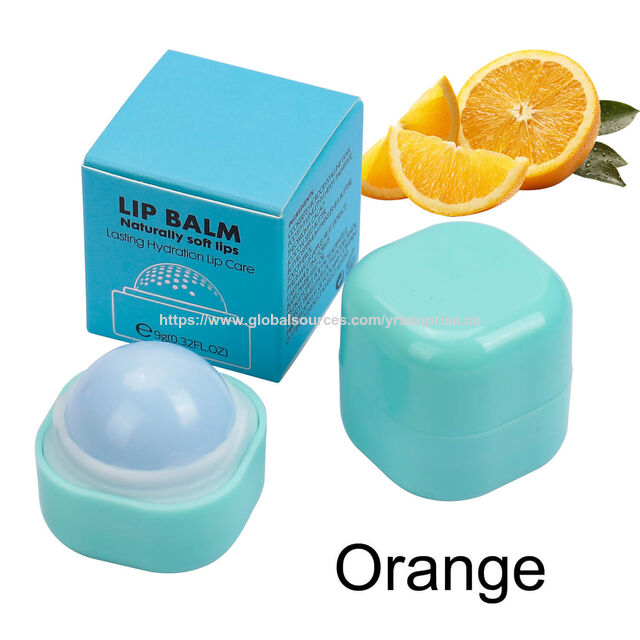 Venta al por mayor de bálsamo labial nuevo, bola cuadrada, brillo de labios