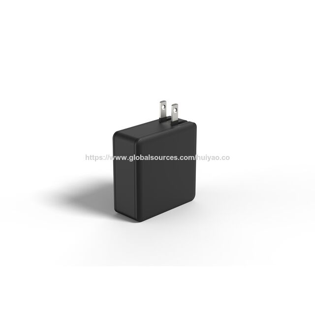 شاحن حائط USB C بقوة 100 واط، PD 3.0 PPS شاحن GaN مكتبي بـ 3 منافذ لأجهزة MacBook واللابتوب والهواتف الذكية