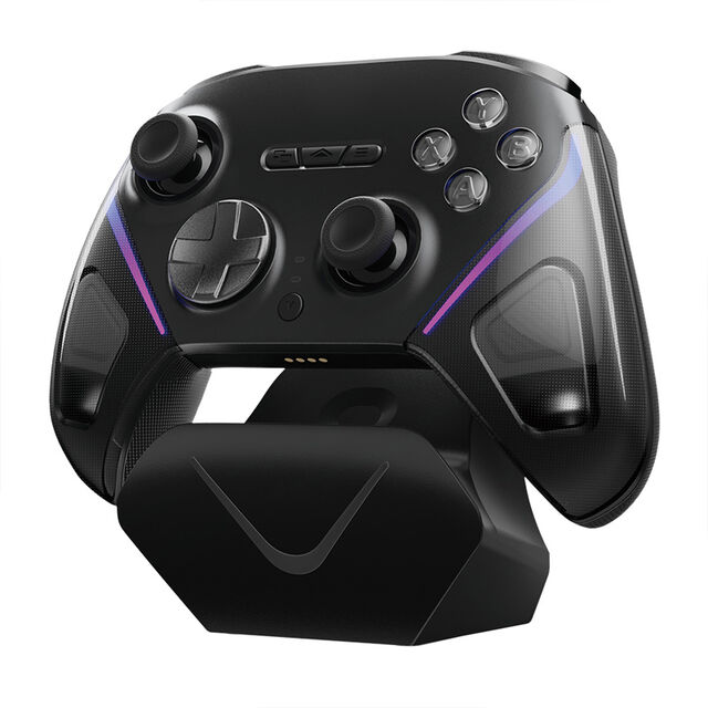 Mando Inalámbrico para Juegos TMR Joystick con Inicio/Parada Inteligente, Botón Trasero, Base de Carga, Gatillo Dual Lineal para PC