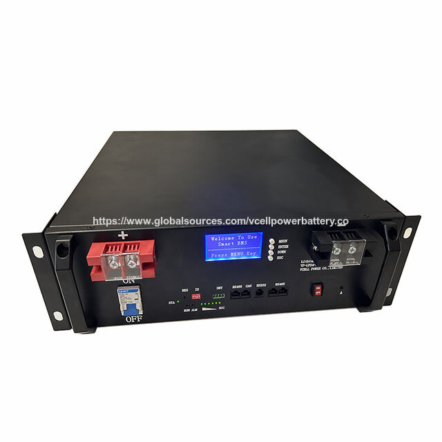 VCELL VP-LF24-200U Batería LiFePO4 25.6V 200Ah 5.12KWH con BMS Inteligente para Almacenamiento de Energía, SAI