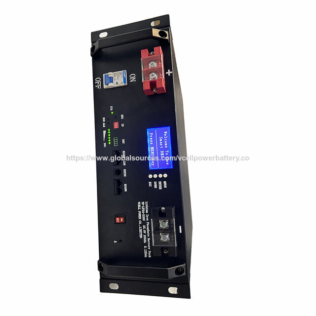 VCELL VP-LF24-200U Batería LiFePO4 25.6V 200Ah 5.12KWH con BMS Inteligente para Almacenamiento de Energía, SAI