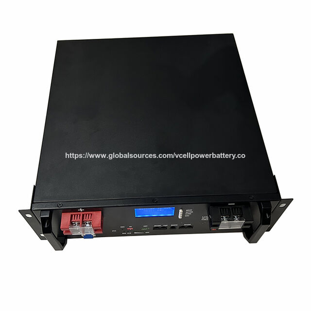 VCELL VP-LF24-200U Batería LiFePO4 25.6V 200Ah 5.12KWH con BMS Inteligente para Almacenamiento de Energía, SAI