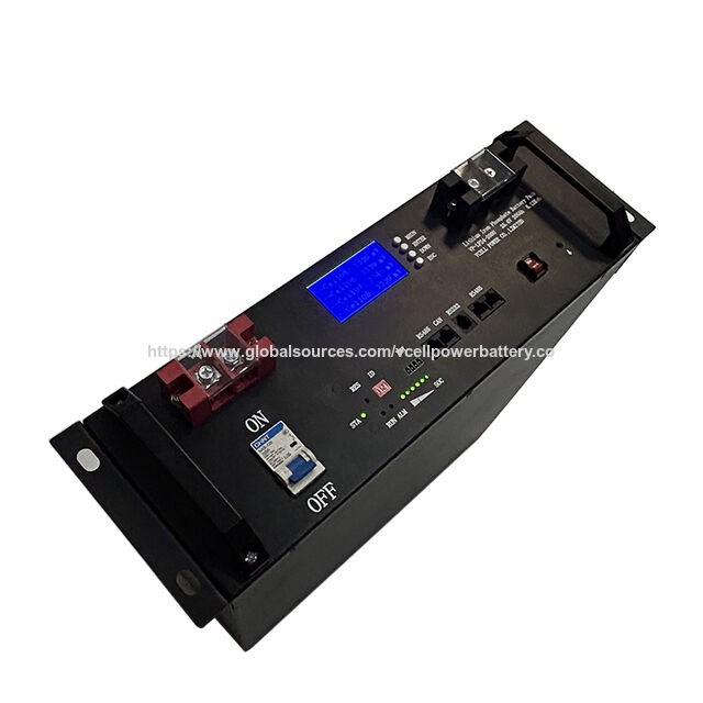 VCELL VP-LF24-200U Batería LiFePO4 25.6V 200Ah 5.12KWH con BMS Inteligente para Almacenamiento de Energía, SAI