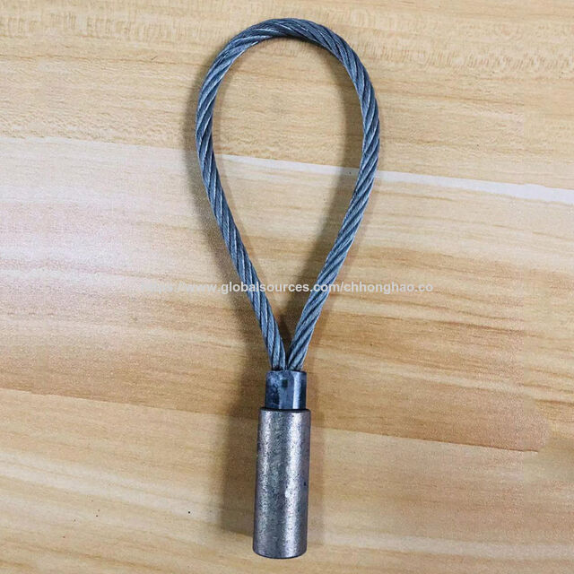 Certification ISO Câble en Acier Inoxydable avec Filetage Boucle de Levage pour Béton Préfabriqué