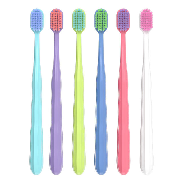 Cepillos de dientes para adultos de cerdas suaves con logotipo, OEM/personalizados aceptados para adultos
