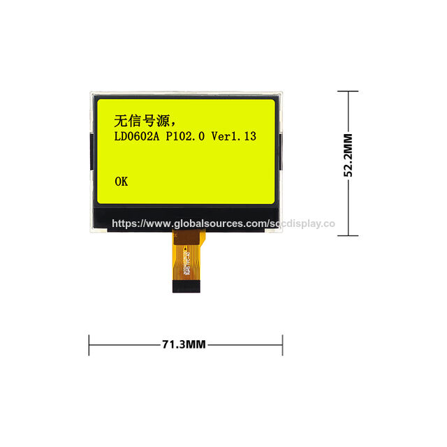 Écran COG 240128 en gros pour atelier et extérieur, sans souci, anti-interférences électromagnétiques, visible en plein soleil, LCD SPI