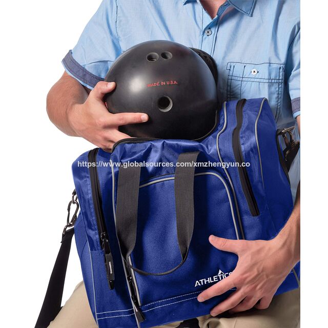 Bolsa de Bolos para Una Bola - Bolso Tote para Una Bola con Soporte Acolchado para Bola - Capacidad para un Par de Zapatos de Bolos