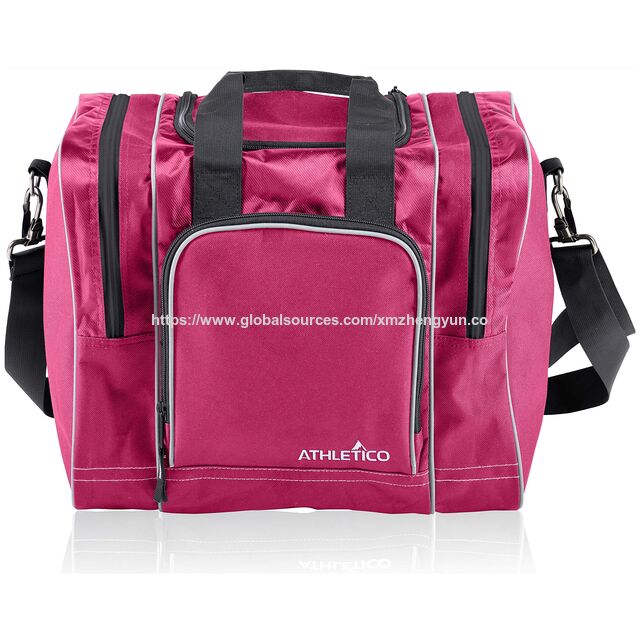 Bolsa de Bolos para Una Bola - Bolso Tote para Una Bola con Soporte Acolchado para Bola - Capacidad para un Par de Zapatos de Bolos
