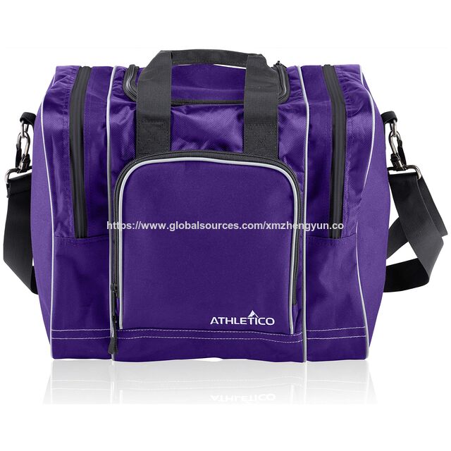 Bolsa de Bolos para Una Bola - Bolso Tote para Una Bola con Soporte Acolchado para Bola - Capacidad para un Par de Zapatos de Bolos