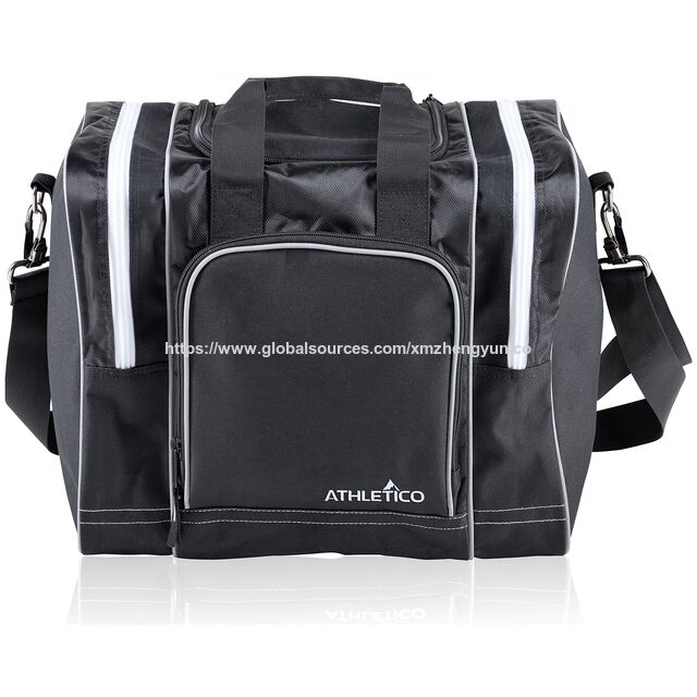 Bolsa de Bolos para Una Bola - Bolso Tote para Una Bola con Soporte Acolchado para Bola - Capacidad para un Par de Zapatos de Bolos