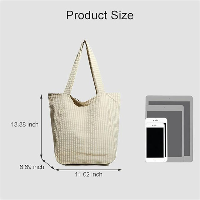 Bolsa Tote Feminina para Trabalho/Escola - Bolsa de Ombro Leve e Elegante, Estilo Hobo, Bolsa Casual Utilitária