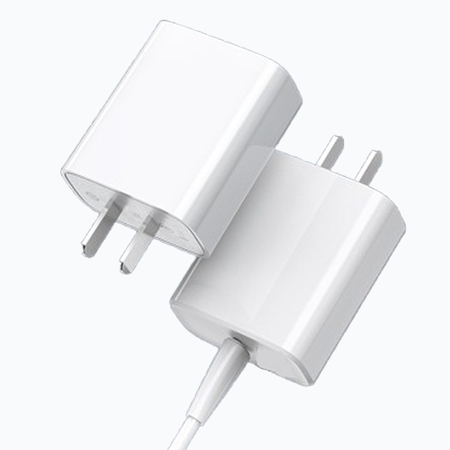 Cargador de pared de carga rápida PD3.0 de 20 W, seguridad 3C con protección contra sobrecorriente