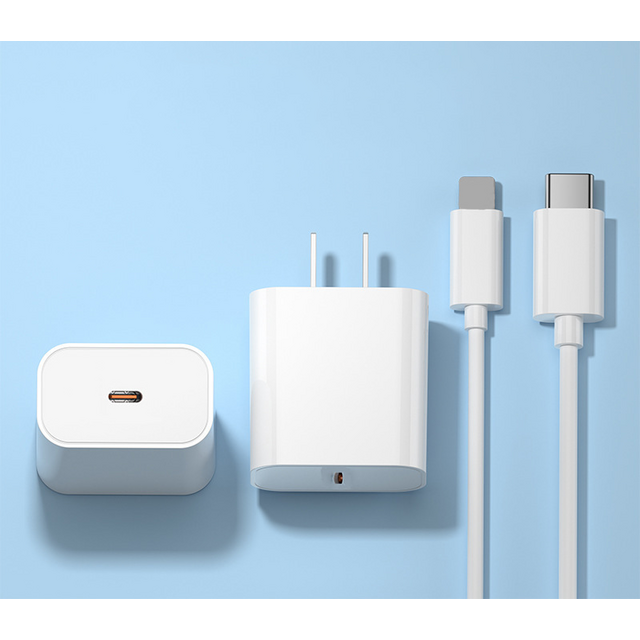 Cargador de pared de carga rápida PD3.0 de 20 W, seguridad 3C con protección contra sobrecorriente