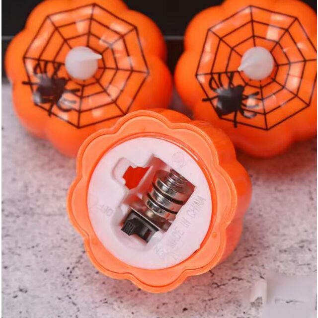 Halloween LED Kerzen Elektronische Kürbislaternen für Partydekorationen