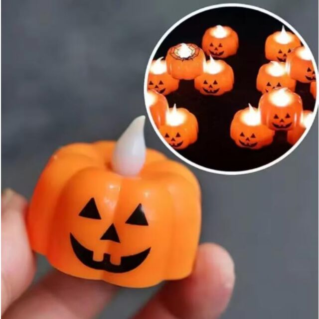 Halloween LED Kerzen Elektronische Kürbislaternen für Partydekorationen