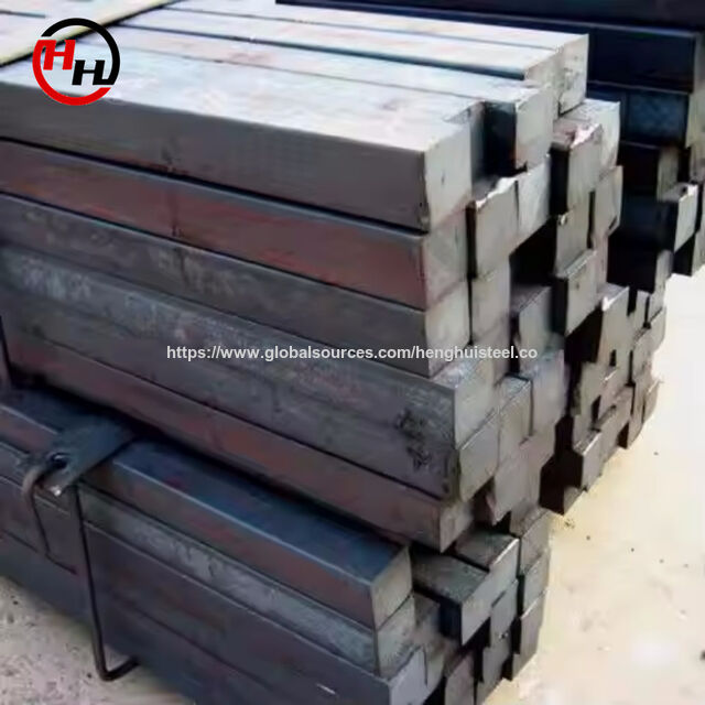Henghui Steel 45*45mm Kaltgewalzte Vierkantstäbe Hochwertige Stahl-Rechteckprofile Baustahl