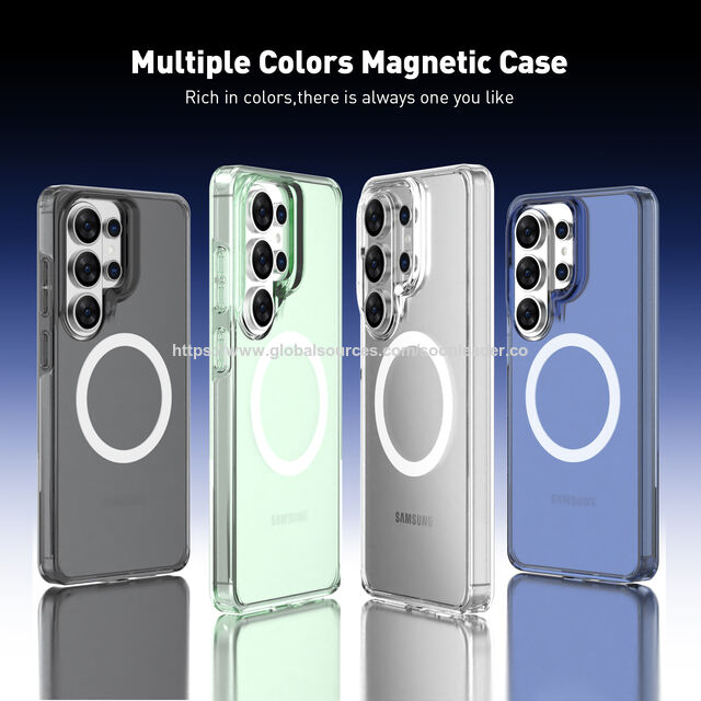Soonleader Coque Super Cristalline Transparente Antichoc Haute Transparence Couverture Magnétique de Téléphone Portable pour Samsung S26 Ultra